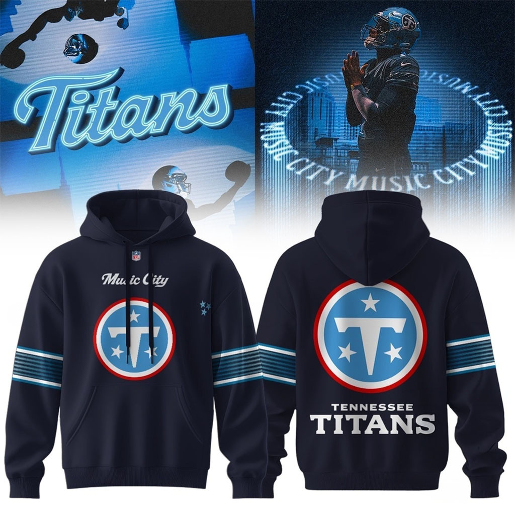 Tennessee Titans 2026 27 Season New Uniform Hoodie Titans Merch Football Fan Gift Ideas