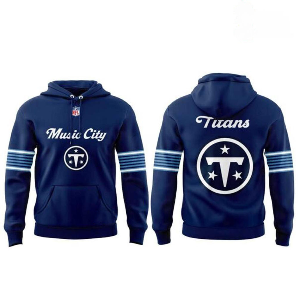 Tennessee Titans 2026 Rivalries Collection Made in the Music City Hoodie Titans Merch Fan Gifts