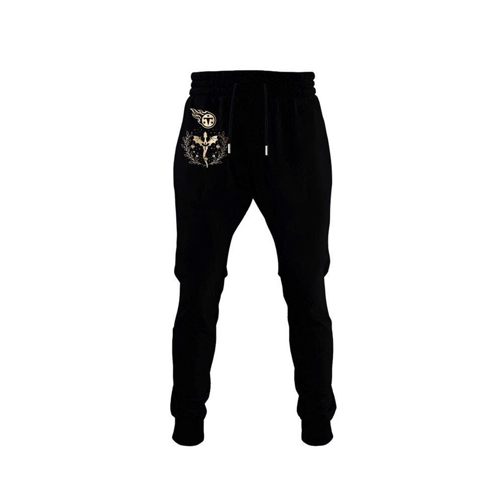 Tennessee Titans Dragon Wing Fantasy Night 2026 Sweatpants Tennessee Titans Merch Fan Gear Black
