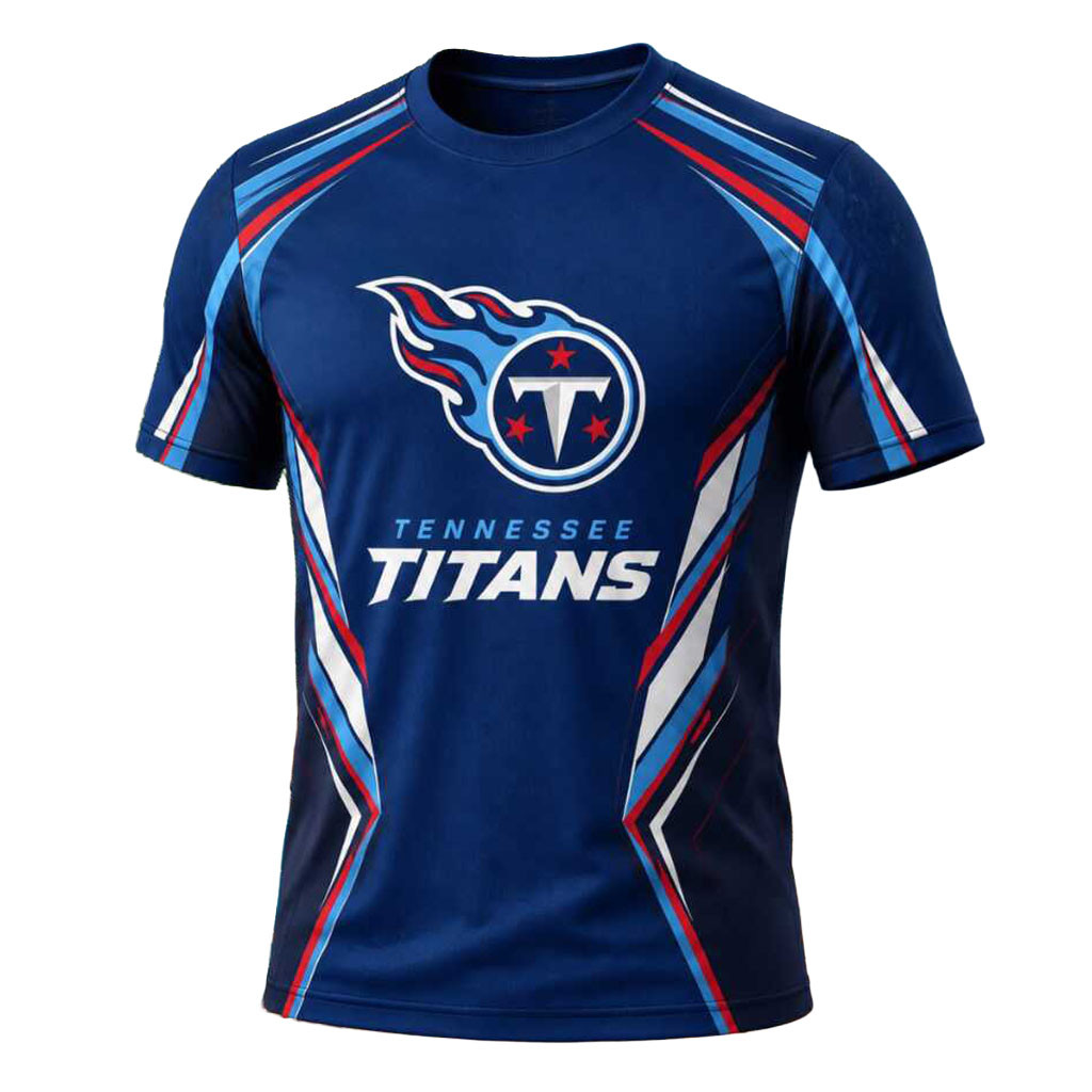 Tennessee Titans Football Team Logo Athletic Shirt Game Day Shirt Football Titans Merch