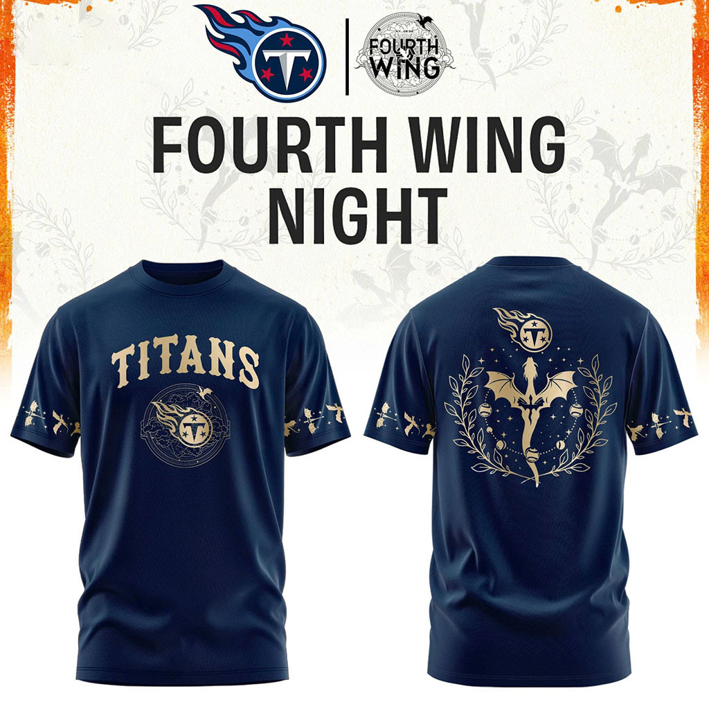 Tennessee Titans X Dragon Wing Fantasy Night 2026 T-Shirt Tennessee Football Merch Fan Gifts