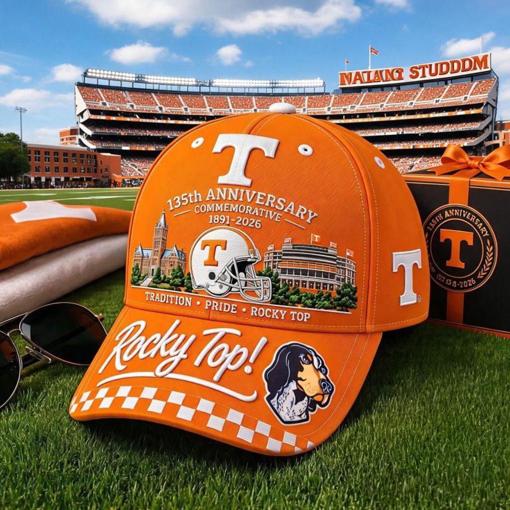Tennessee Volunteers 135th Anniversary 1891-2026 Rocky Top Hat Volunteers Merch Football Fan Gift