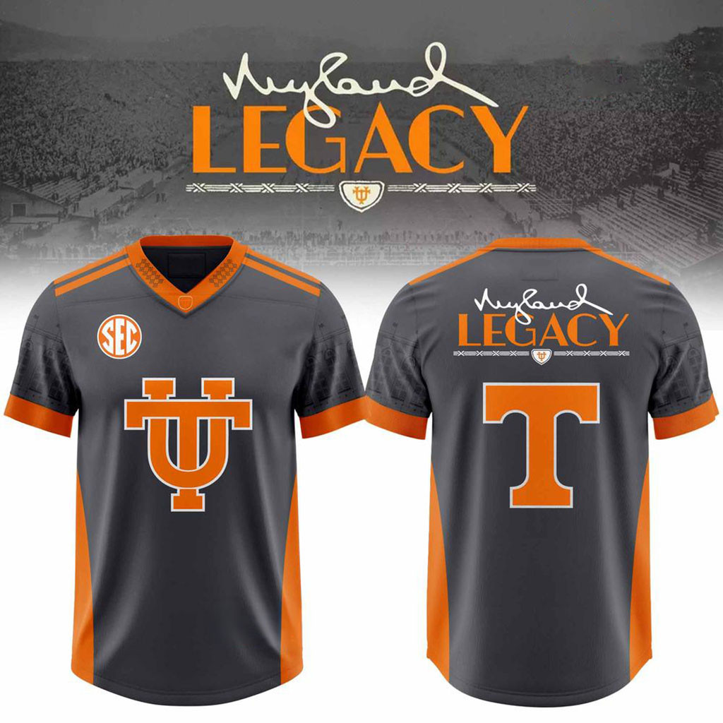 Tennessee Volunteers Neyland Legacy Smokey Grey Football Jersey Volunteers Merchandise