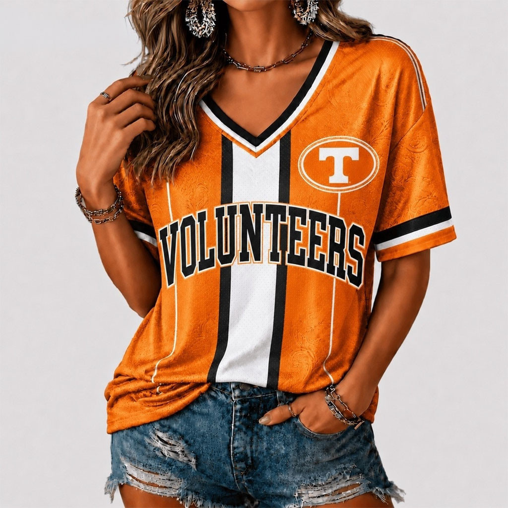 Tennessee Volunteers Rivalry Game Spirit V-Neck T-Shirt Volunteers Merch Football Fan Gear