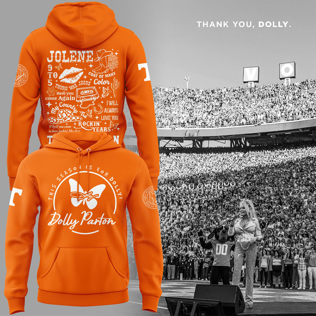 Tennessee X Dolly Parton Merch This Season Is For Dolly Hoodie Remembrance Gifts