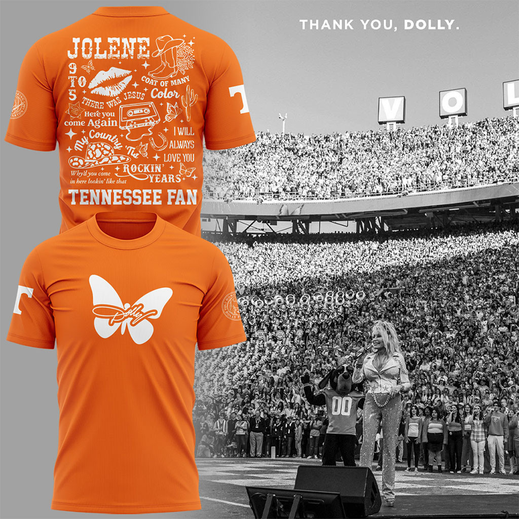 Tennessee X Dolly Parton Merch This Season Is For Dolly T-Shirt Gift For Tennessee Fans