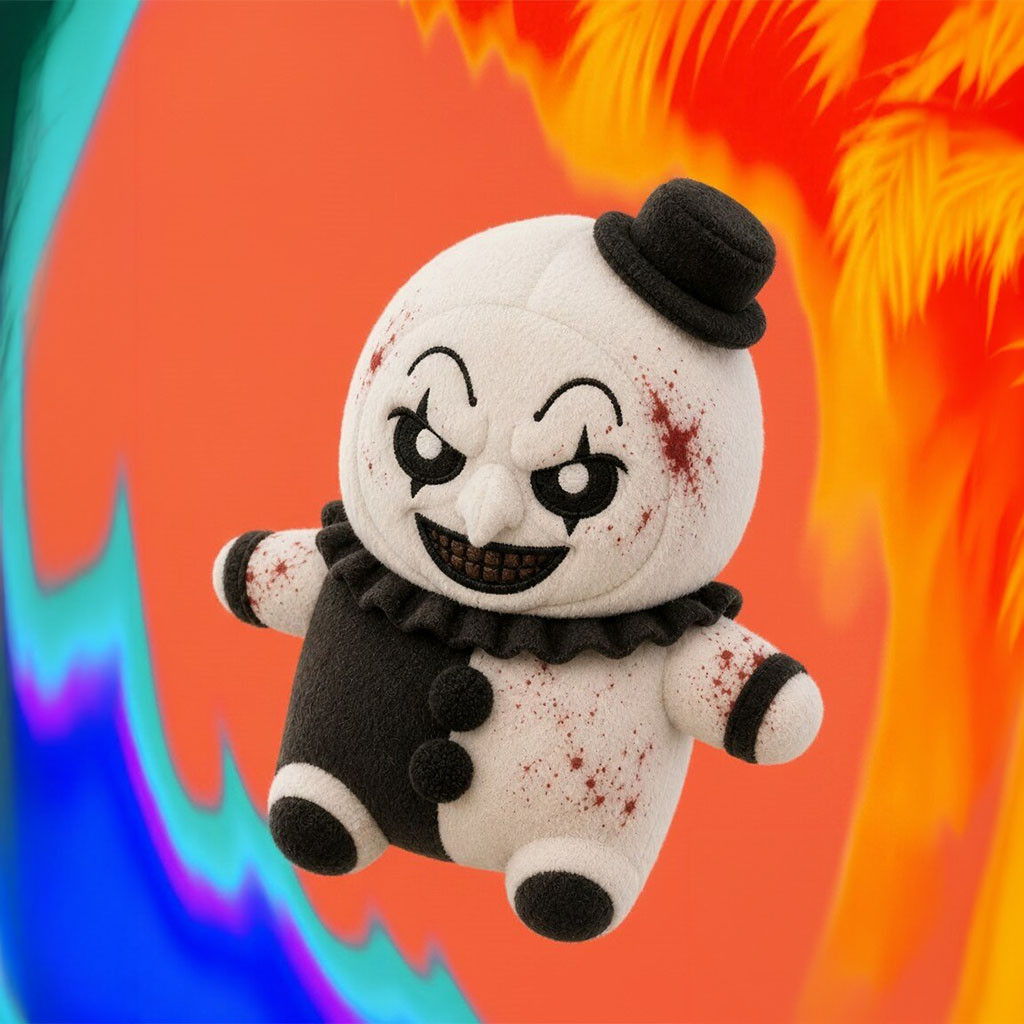 Terrifier Art The Clown Pillow Horror Movie Halloween Decorative Gift For Fans