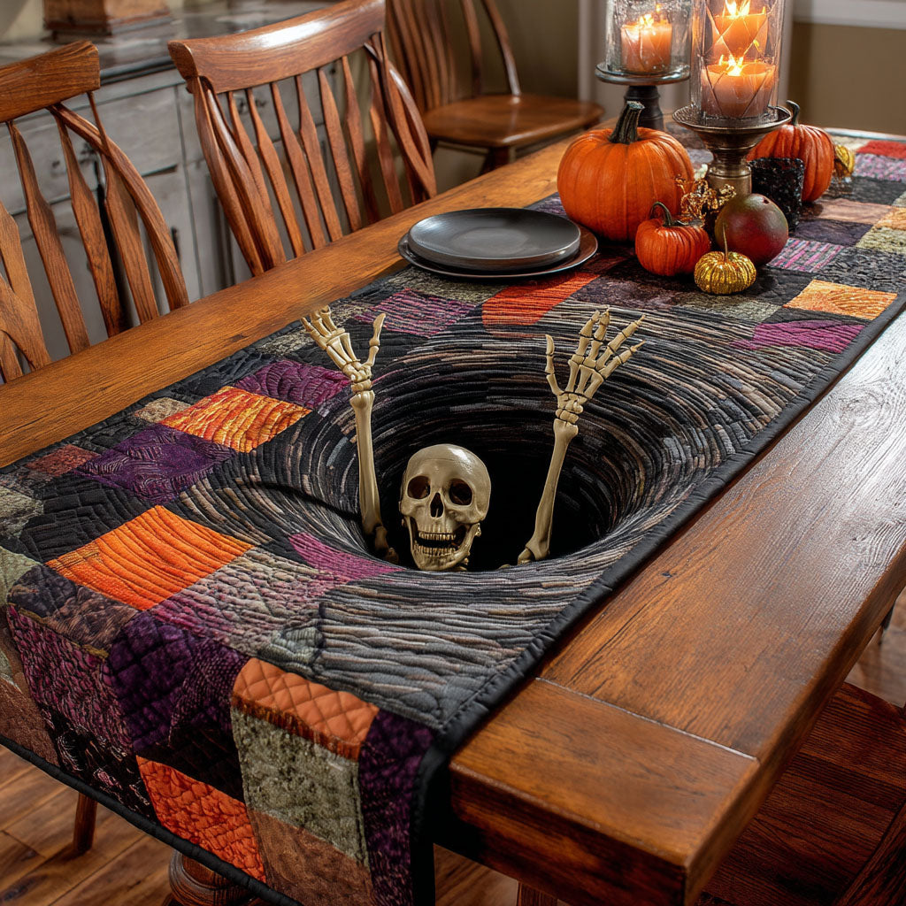Terror Below Quilted Table Runner Dining Room Table Decor Ideas Good Halloween Presents Terror Below Quilted Table Runner Dining Room Table Decor Ideas Good Halloween Presents