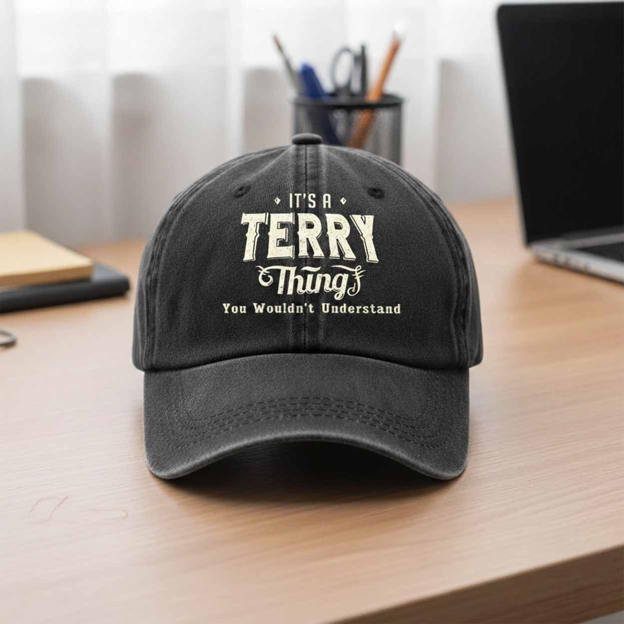 Terry Thing Washed Baseball Cap Terry Thing Washed Baseball Cap
