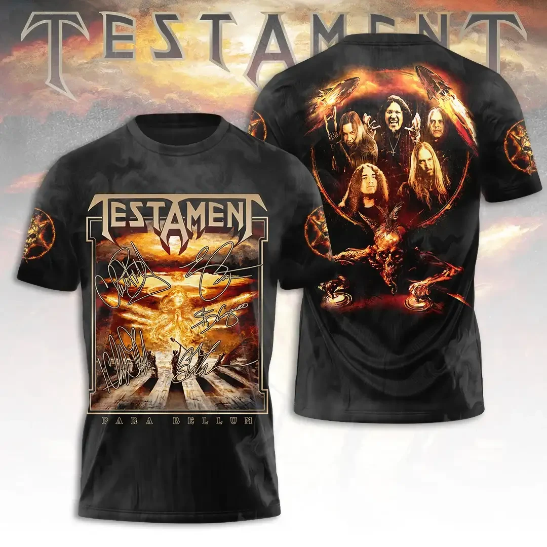 Testament Para Bellum T-Shirt Testament Band Merch Gift For Music Lovers