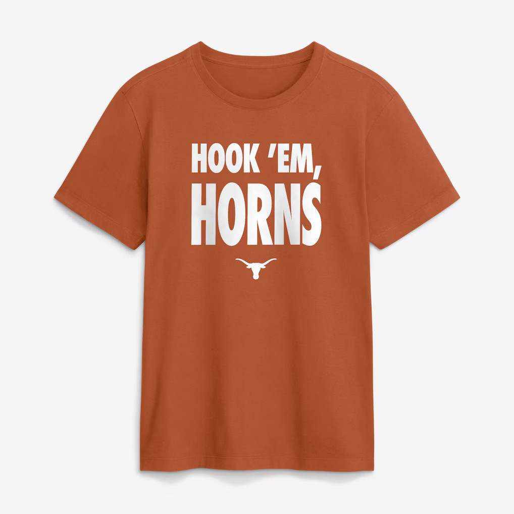 Texas Longhorns Merch 2026 Sideline Slogan T-Shirt Hook Em Horns Shirt Football Fan Gifts Texas Longhorns Merch 2026 Sideline Slogan T-Shirt Hook Em Horns Shirt Football Fan Gifts