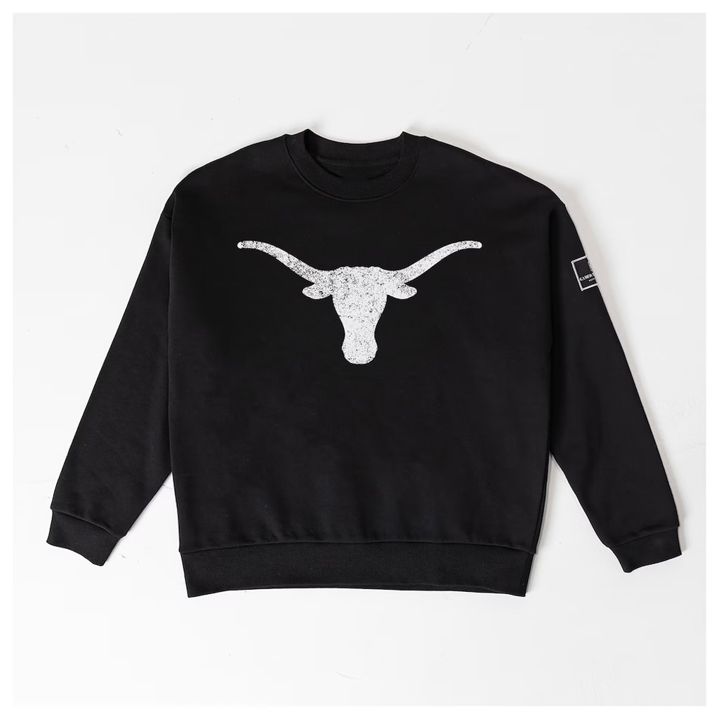 Texas Longhorns Merch 2026 Texas Longhorns Gameday Couture Bold Move Black Label Sweatshirt