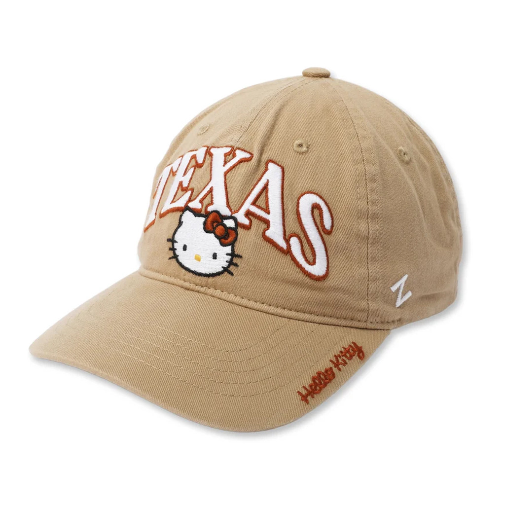 Texas Longhorns Merch 2026 Texas Longhorns Hello Kitty Embroidered Hat Cute Game Day Gifts