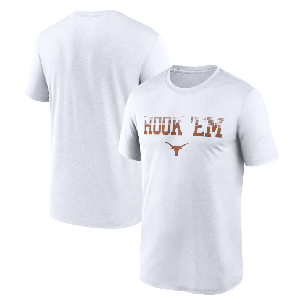 Texas Longhorns Merch 2026 Texas Longhorns Primetime Legend Kinetic Mantra T-Shirt White