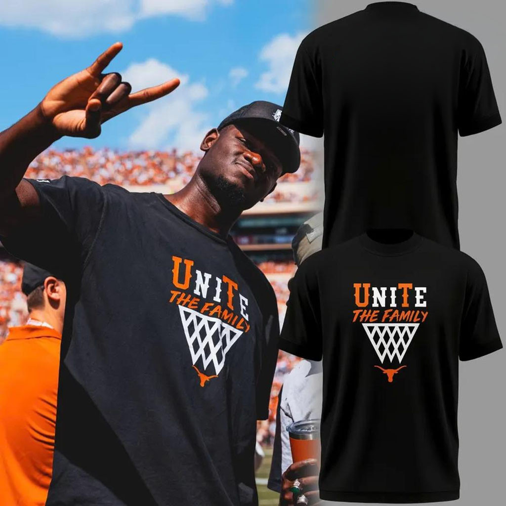 Texas Longhorns Unite The Family T-Shirt Texas Longhorns Merch Gifts For Fans