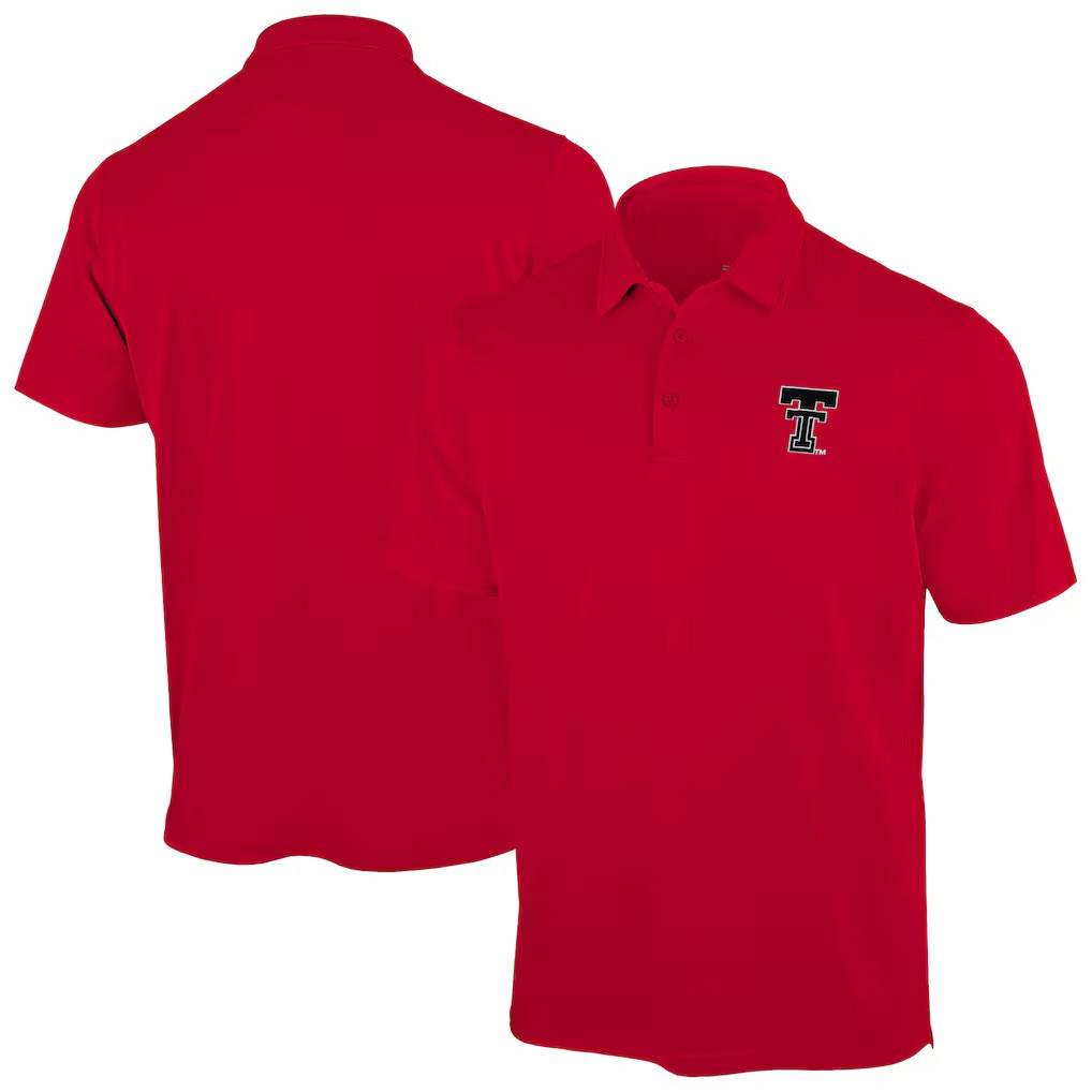 Texas Tech Merch 2026 Texas Tech Red Raiders Antigua Unshakeable Solid Polo Shirt Red Fan Gear