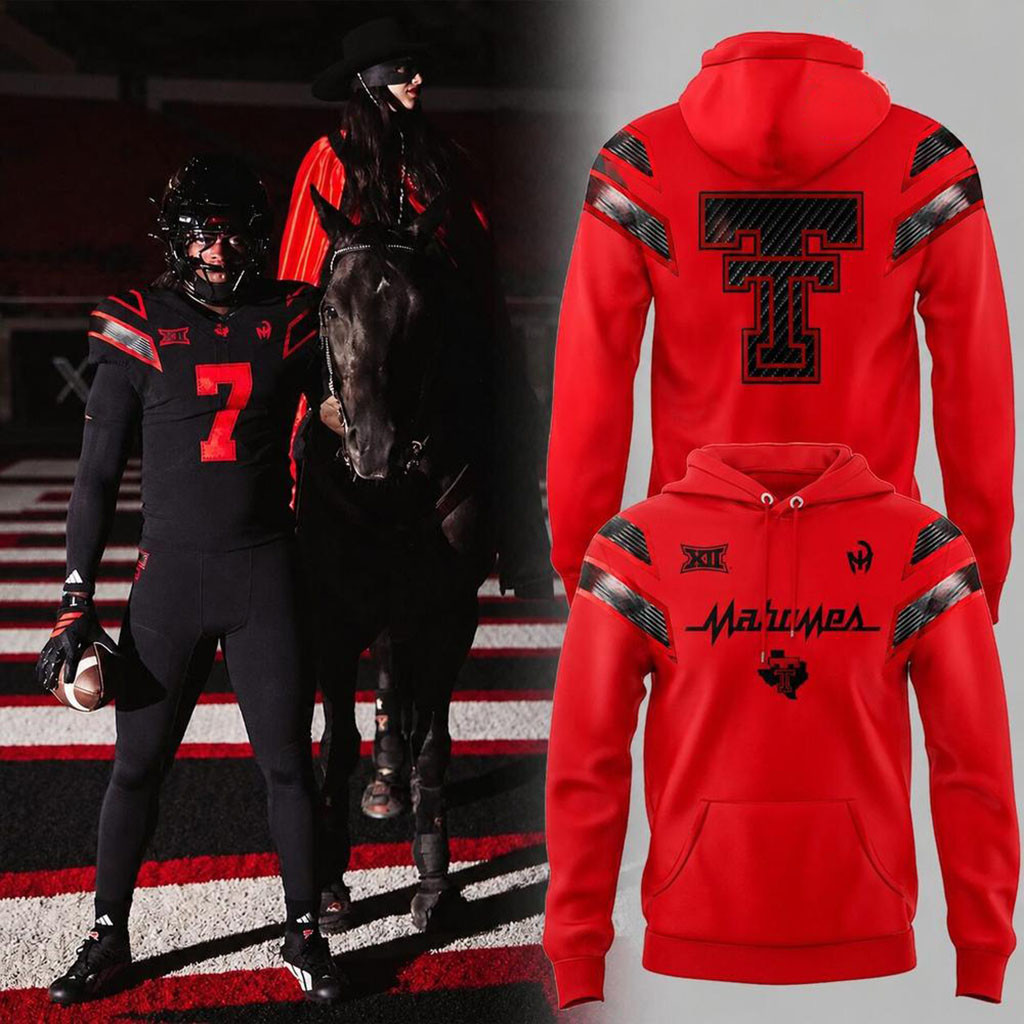 Texas Tech Red Raiders Patrick Mahomes Hoodie Red Raiders Merch Best Gifts For Football Fans