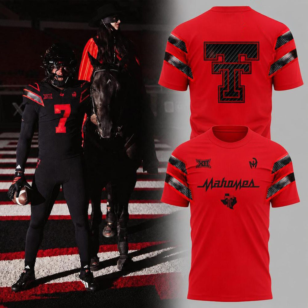 Texas Tech Red Raiders Patrick Mahomes Shirt Red Raiders Merch Football Fan Gift Ideas