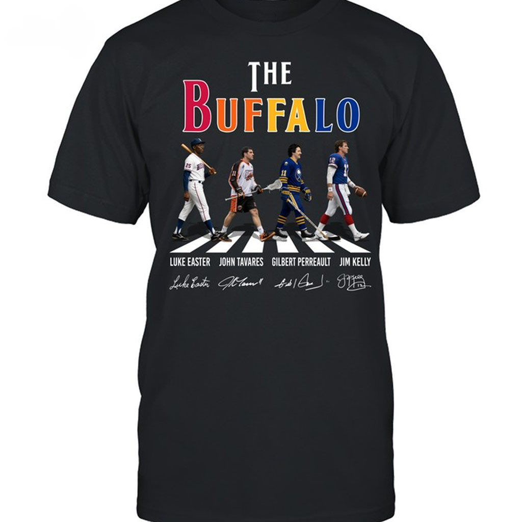 The Buffalo Beatles Abbey Road Graphic T-Shirt Signature Buffalo Sports Pride Shirt Fan Gifts