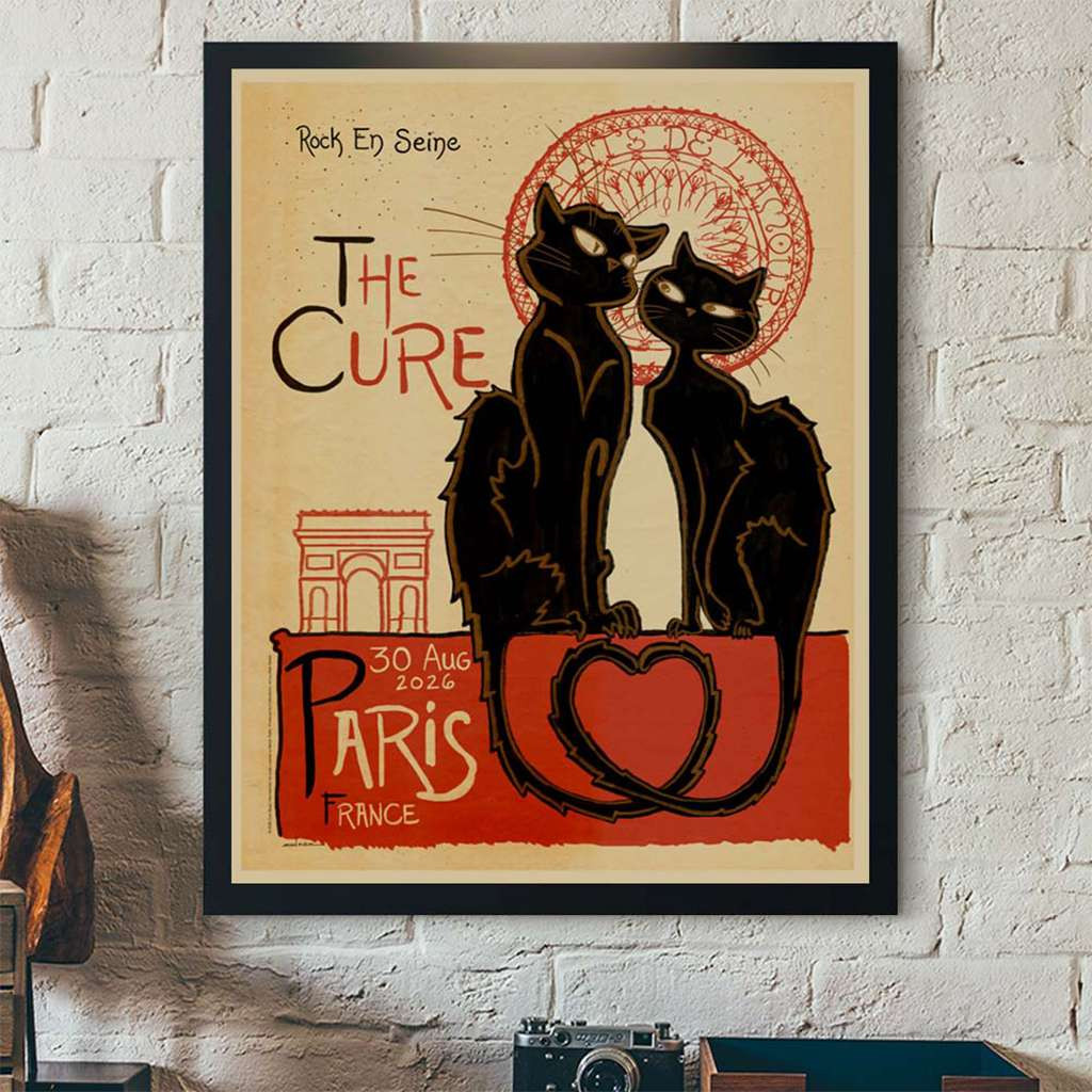 The Cure Paris 2026 Event Poster The Cure Merch Wall Decor For Living Room The Cure Paris 2026 Event Poster The Cure Merch Wall Decor For Living Room
