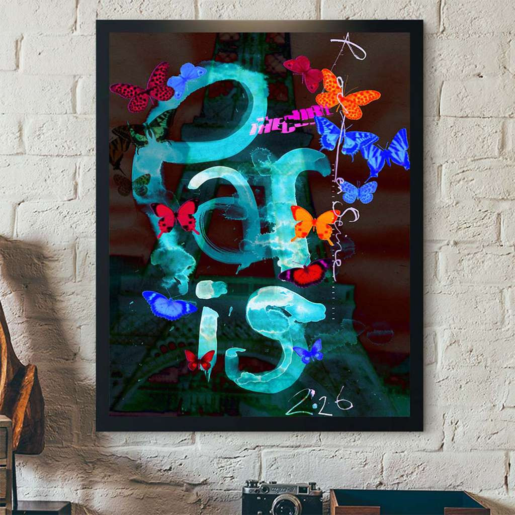 The Cure Paris France Event Poster The Cure Merch Wall Art For Bedroom