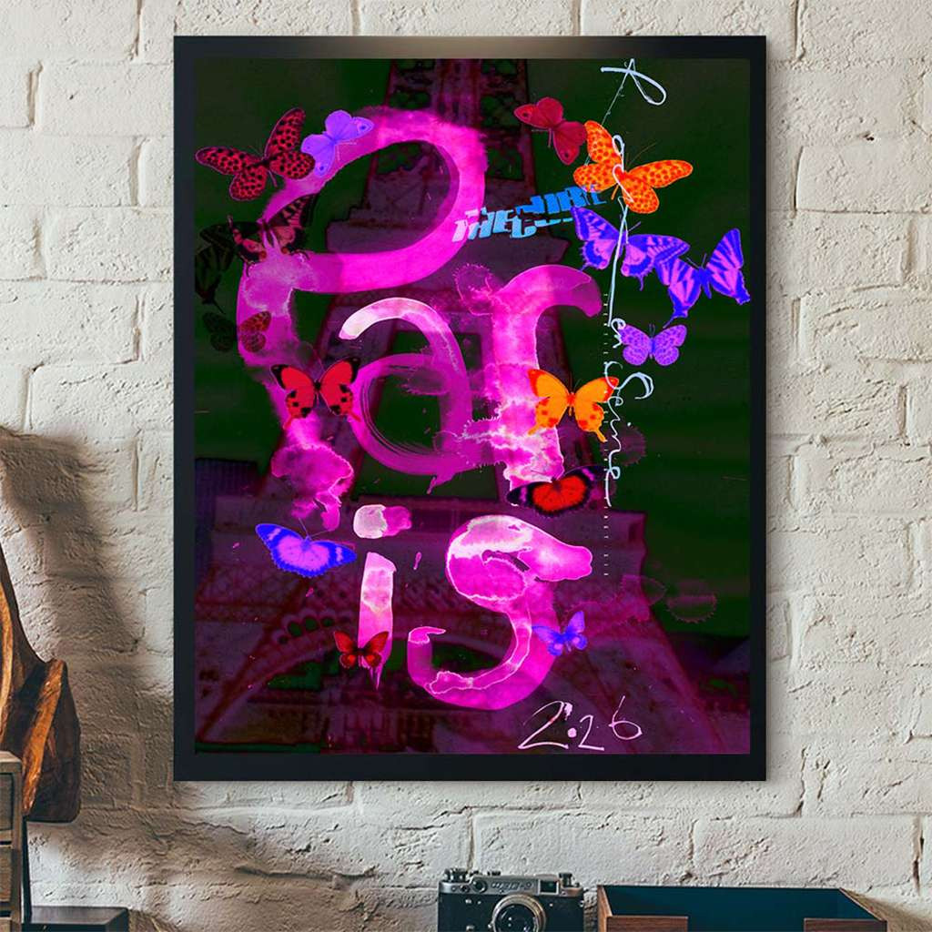 The Cure Paris France Event Poster The Cure Merch Wall Hangings For Living Room
