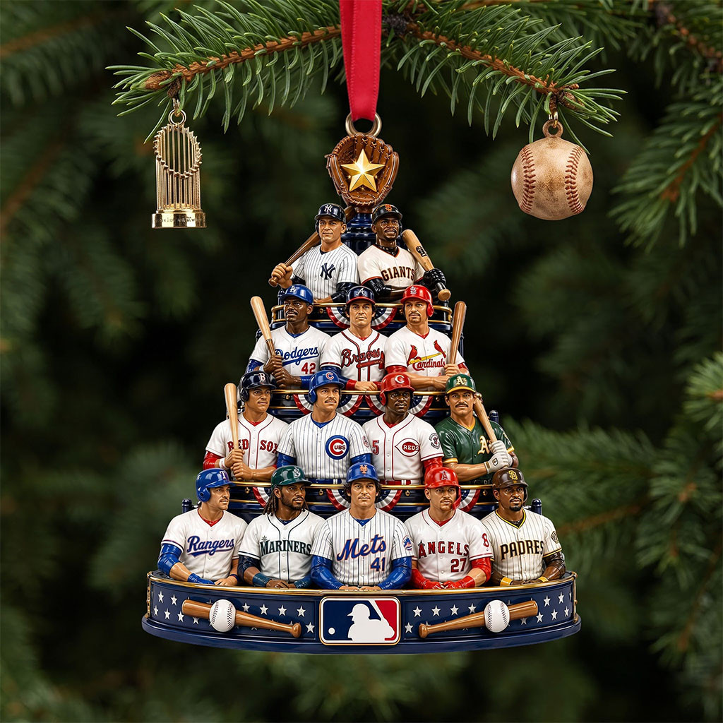 The Diamond Sport Christmas Tree Acrylic Ornament Xmas Gift For Baseball Lovers