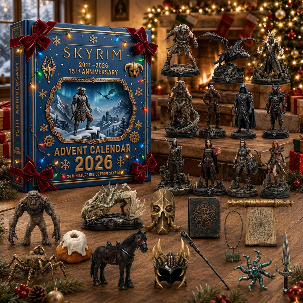 The Elder Scrolls V Skyrim Merch 15Th Anniversary 2026 Advent Calendar Xmas Tree Ornaments The Elder Scrolls V Skyrim Merch 15Th Anniversary 2026 Advent Calendar Xmas Tree Ornaments
