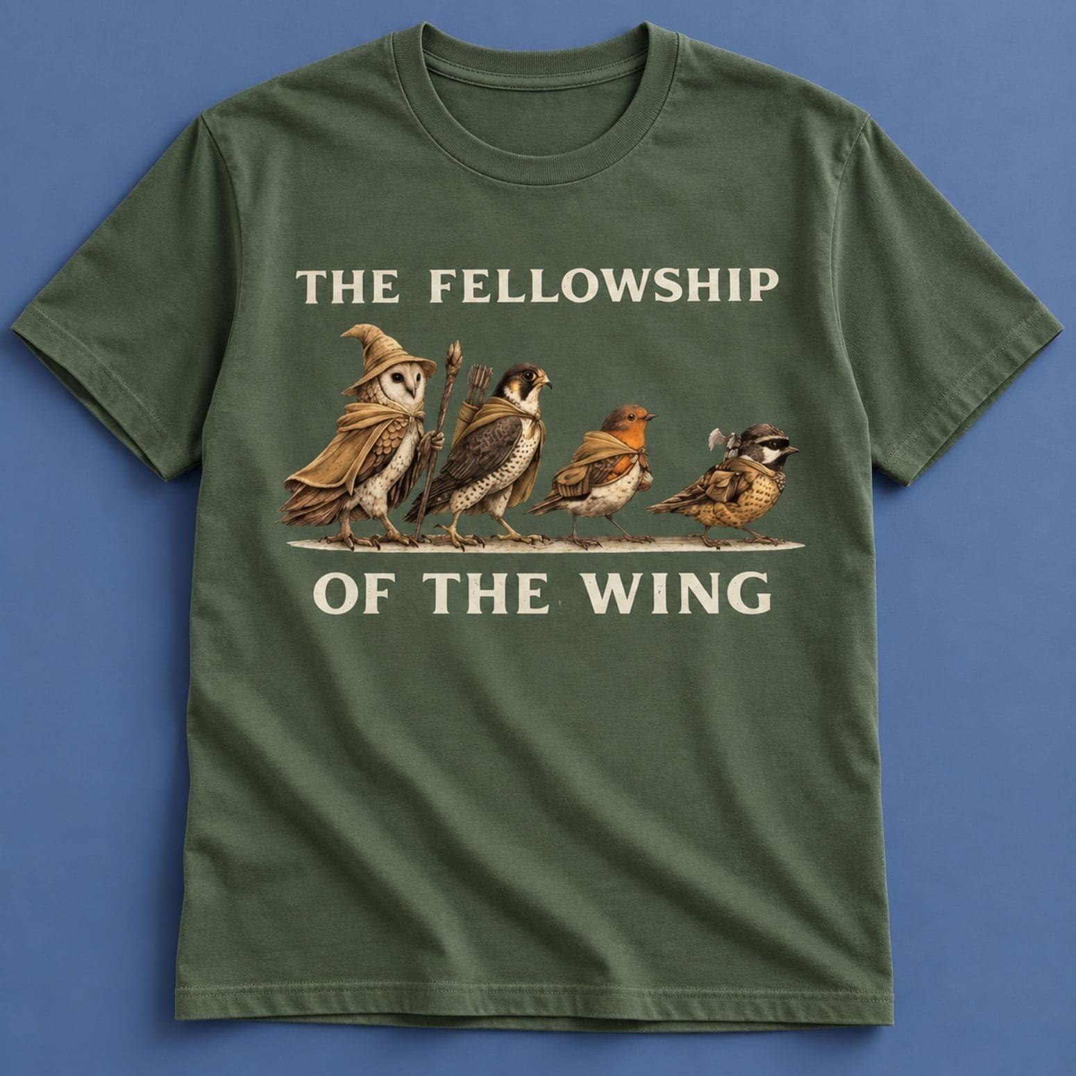The Fellowship Of The Wing Birds Shirt Funny Graphic Tees Gifts For Bird Lovers