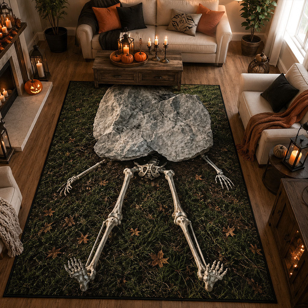 The Forgotten Crypt Area Rug Horror Decor For Home Cool Halloween Gifts