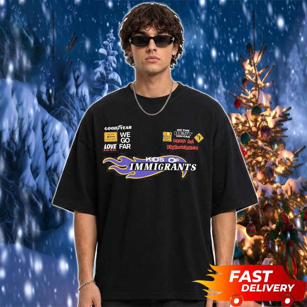 The Goodyear x Kids of Immigrants 2026 T-Shirt Birthday Present For Him
