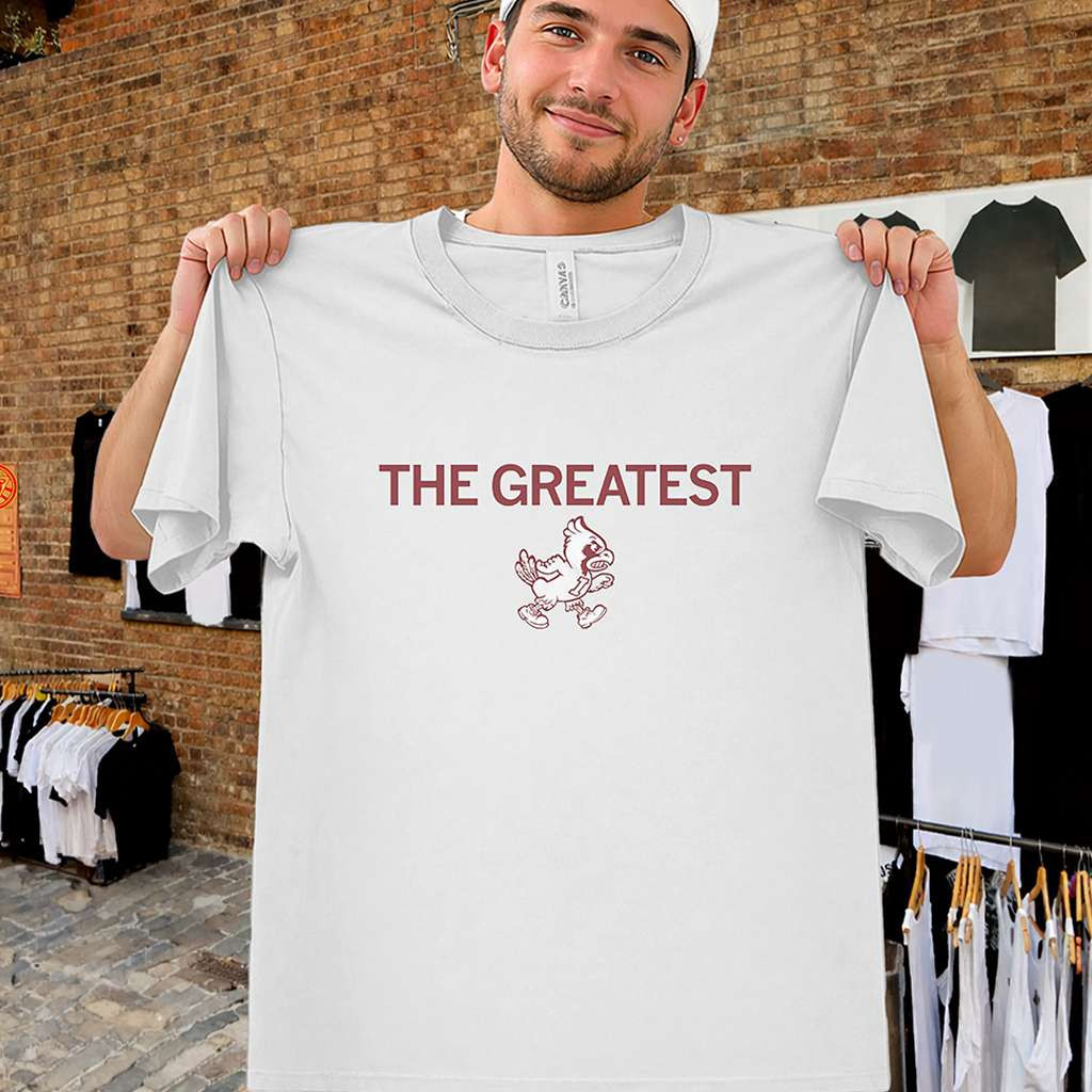 The Greatest Shirt Iowa State Cy The Cardinal Mascot Tee Iowa State Cyclones Merch Fan Gifts