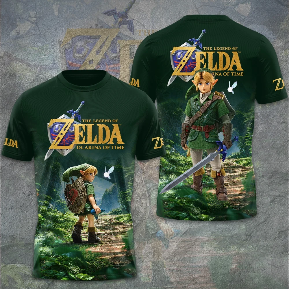 The Legend Of Zelda Ocarina of Time T-Shirt The Legend Of Zelda Merch Gifts For Gamers The Legend Of Zelda Ocarina of Time T-Shirt The Legend Of Zelda Merch Gifts For Gamers