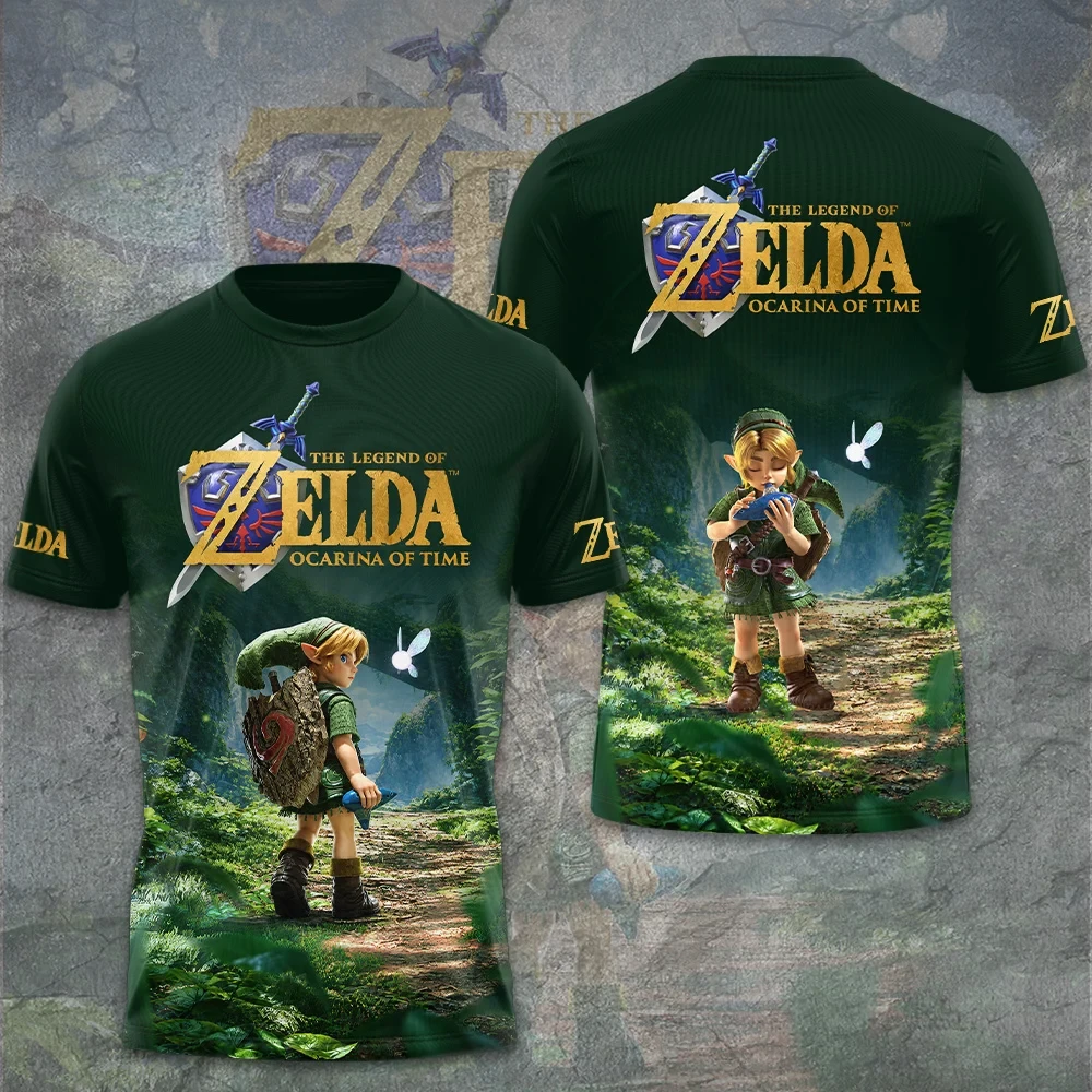 The Legend Of Zelda Ocarina Of Time T-Shirt The Legend Of Zelda Merch Gifts For Gaming Lovers