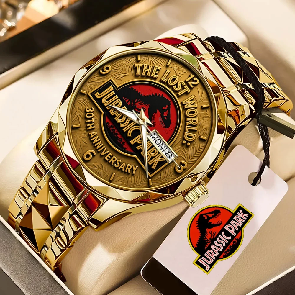 The Lost World Jurassic Park 30th Anniversary Watch Dinosaur Movie Merch Gifts For Fans
