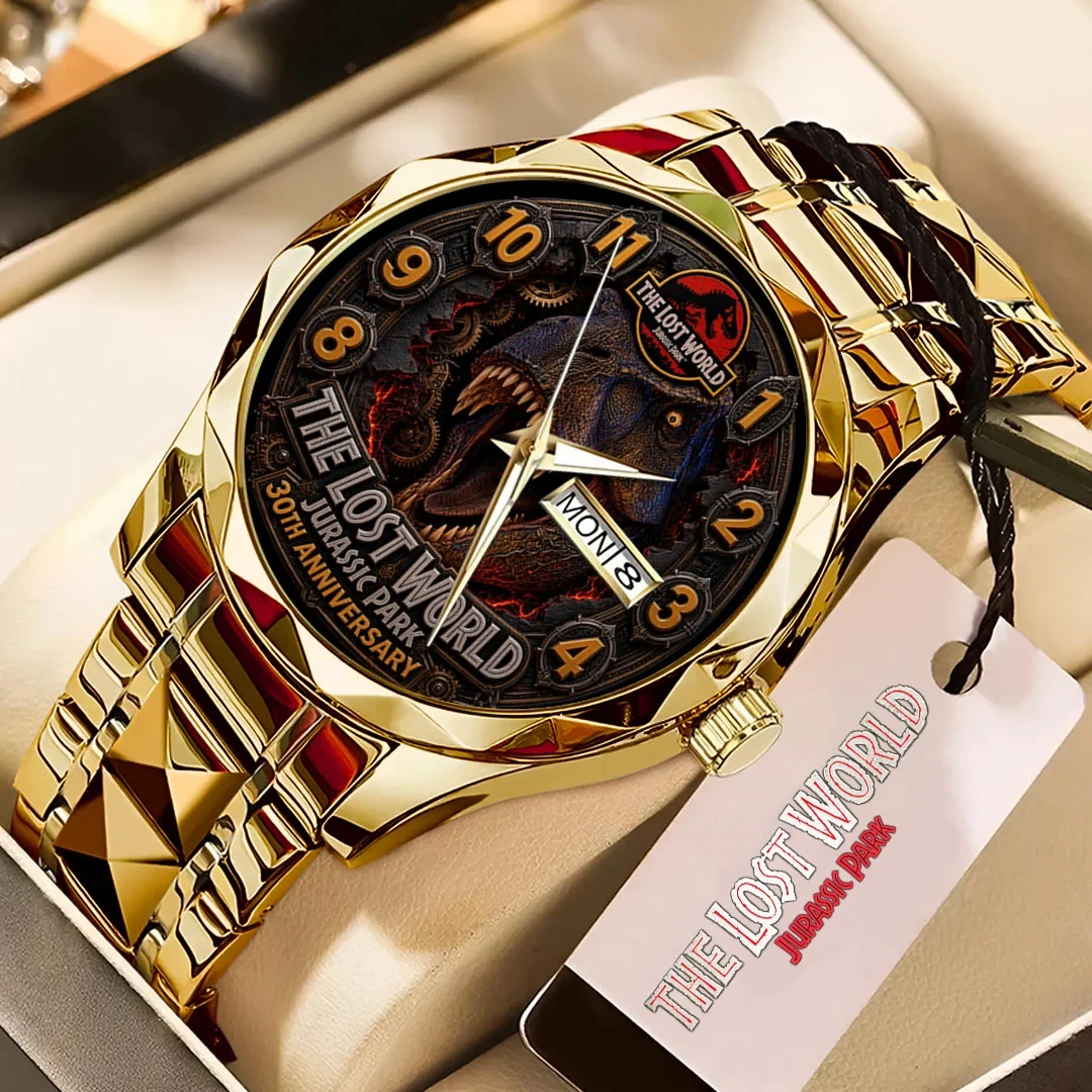 The Lost World Jurassic Park Merch 30th Anniversary Watch Dinosaur Movie Collectible Fans Gifts The Lost World Jurassic Park Merch 30th Anniversary Watch Dinosaur Movie Collectible Fans Gifts