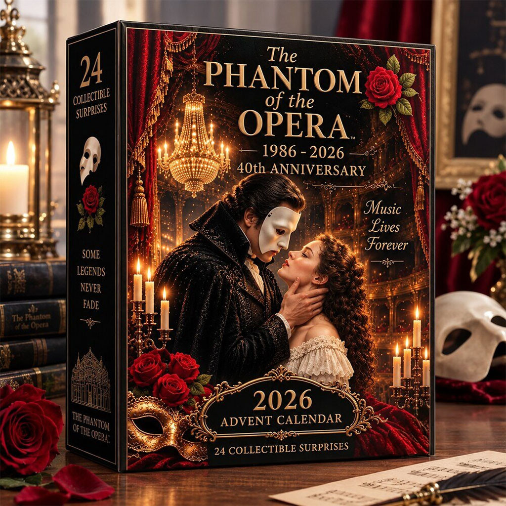 The Phantom Of The Opera Merch 40Th Anniversary 2026 Advent Calendar Christmas Tree Ornaments The Phantom Of The Opera Merch 40Th Anniversary 2026 Advent Calendar Christmas Tree Ornaments
