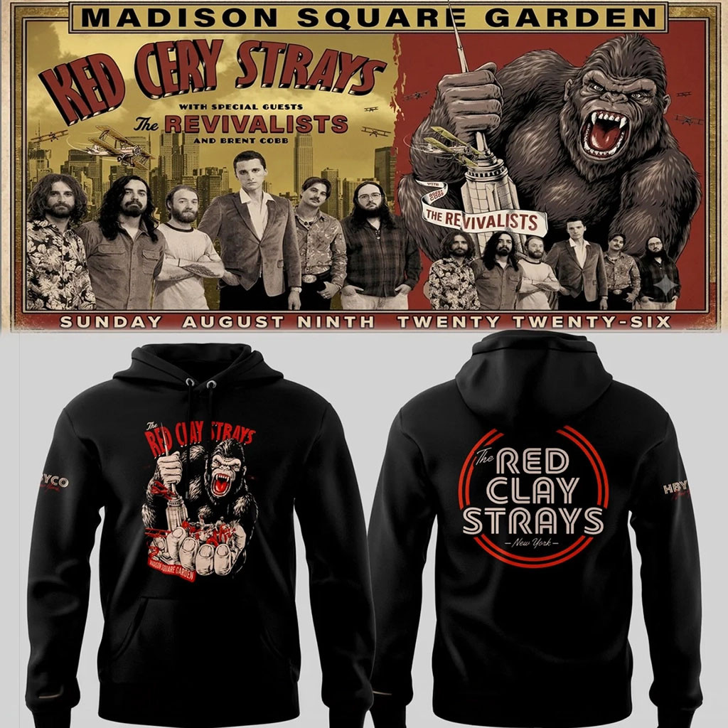 The Red Clay Strays Merch 2026 The Grateful Tour In MSG NYC Bigfoot Hoodie Gifts For Brother