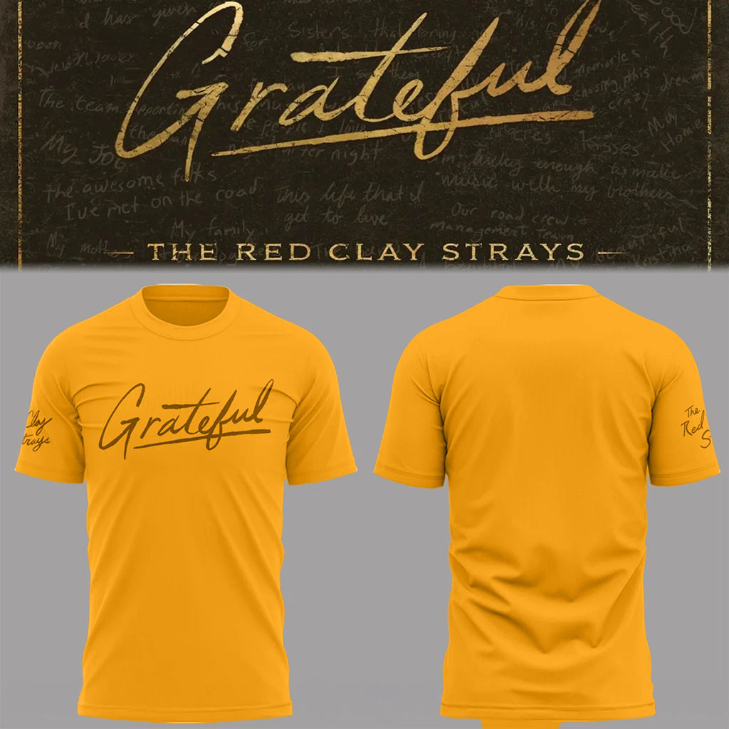 The Red Clay Strays Merch 2026 The Grateful Tour Shirt Country Rock Band Concert Fan Gift