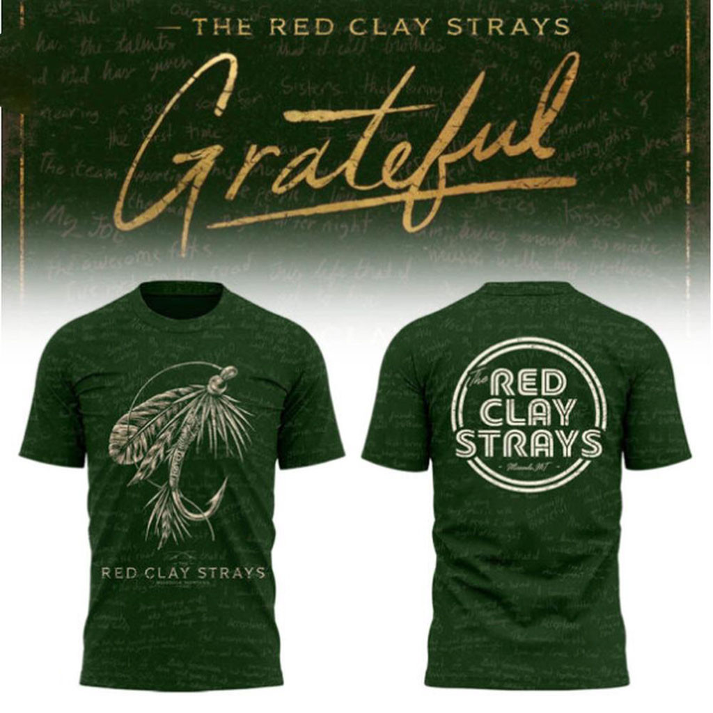 The Red Clay Strays Merch The Grateful Tour Missoula MT T-Shirt Gifts For Rock Band Fans