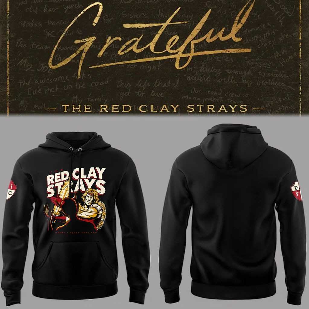 The Red Clay Strays The Grateful Tour 2026 Hoodie The Red Clay Strays Merch Gift For Rock Fan