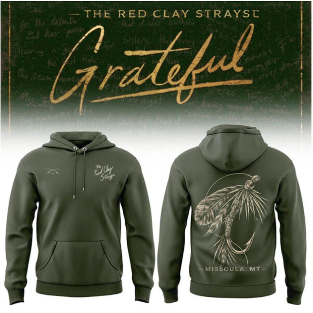 The Red Clay Strays The Grateful Tour Missoula MT Hoodie The Red Clay Strays Merch Fans Gifts The Red Clay Strays The Grateful Tour Missoula MT Hoodie The Red Clay Strays Merch Fans Gifts