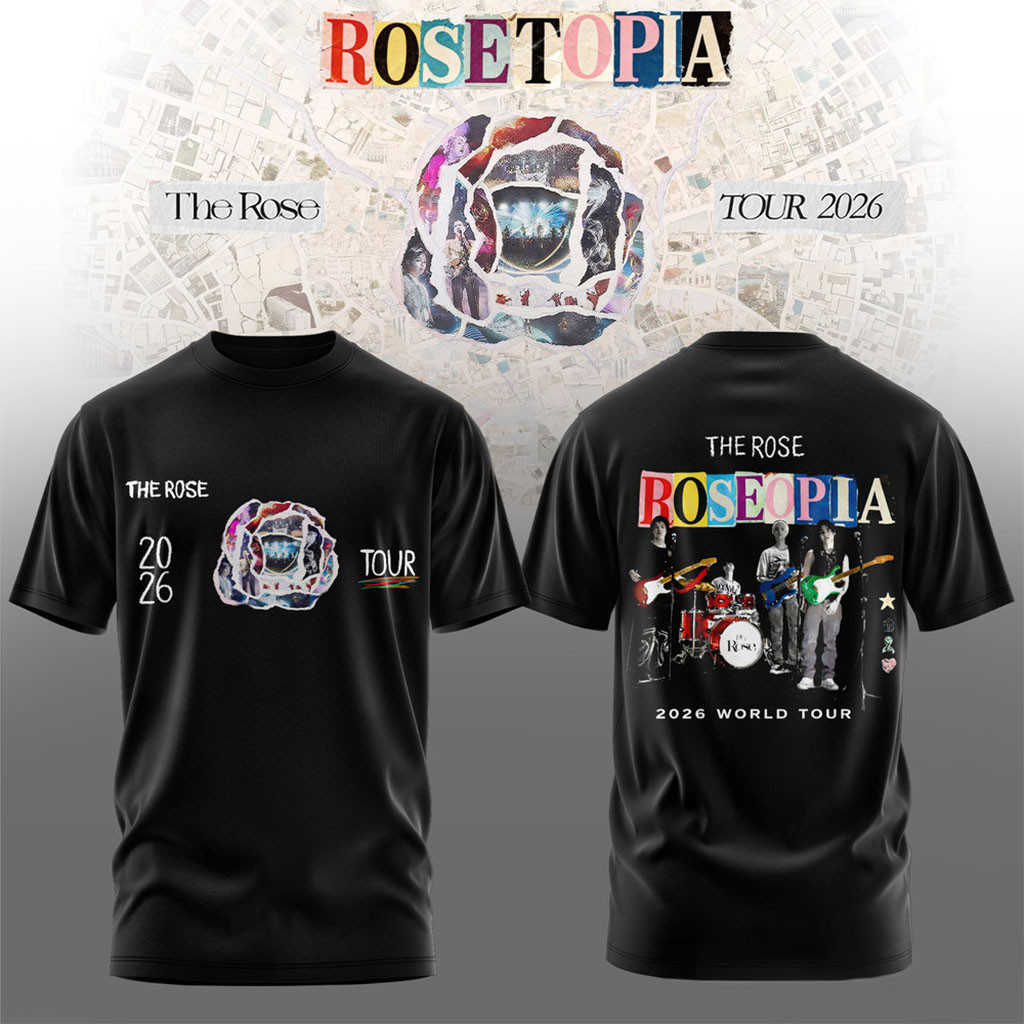 The Rose Rosetopia World Tour 2026 Cosmic Story T-Shirt The Rose Merch Music Fan Gear The Rose Rosetopia World Tour 2026 Cosmic Story T-Shirt The Rose Merch Music Fan Gear