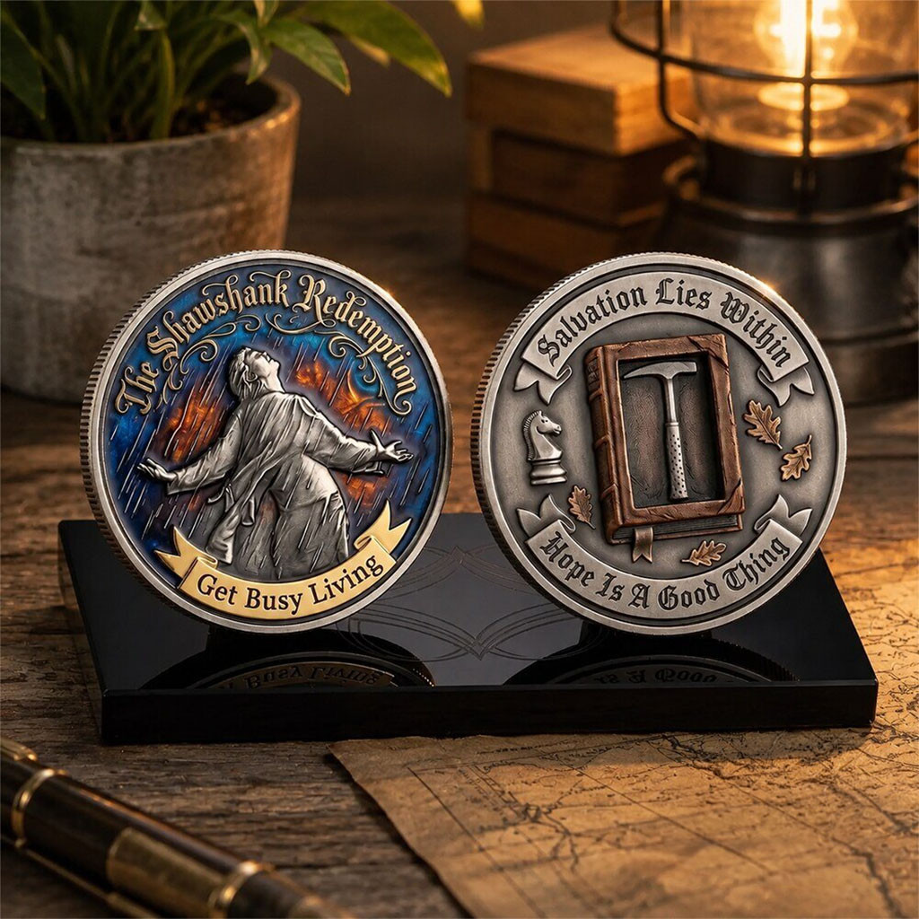 The Shawshank Redemption Merch Salvation Lies Within The Shawshank Redemption Collectible Coin
