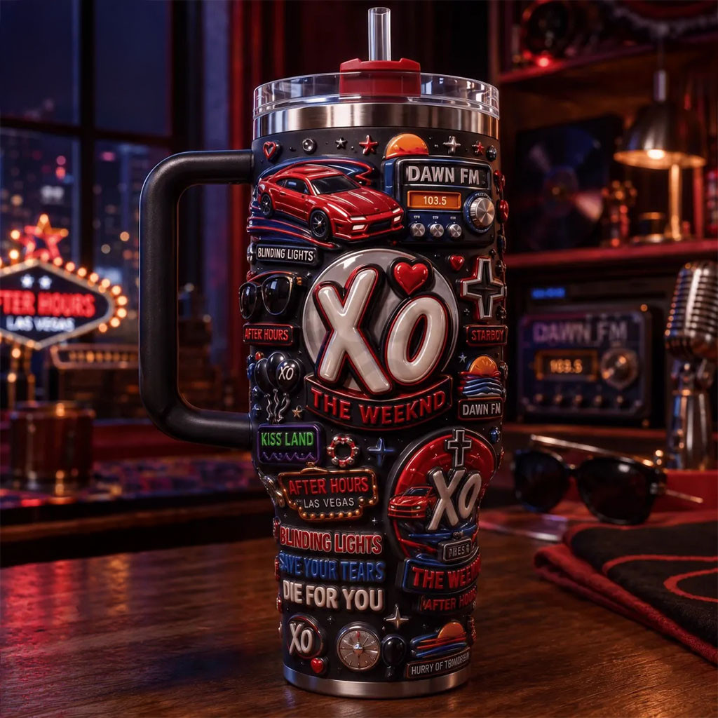 The Weeknd After Hours 40oz Stanley Tumbler The Weeknd Merch Gift Ideas For Music Lovers
