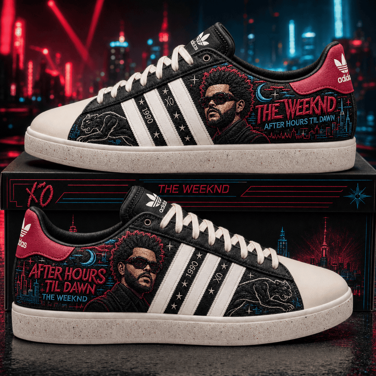 The Weeknd Merch After Hours Til Dawn Sneakers The Weeknd Shoes Gifts For Music Fans