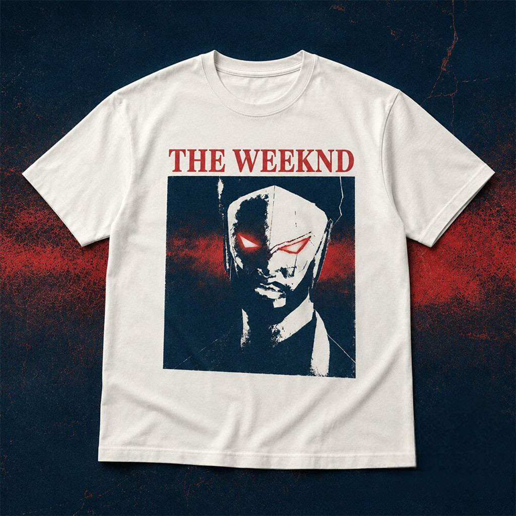 The Weeknd Suda51 In London Hurry Up Tomorrow Mask T-Shirt The Weeknd Merch Fan Gifts