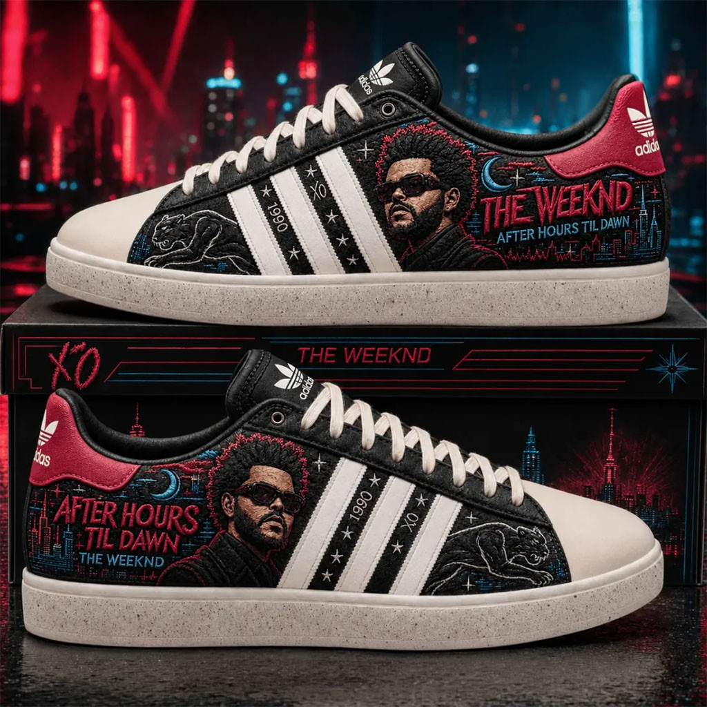 The Weeknd x After Hours Til Dawn Sneakers The Weeknd Merch Best Gifts For Music Lovers