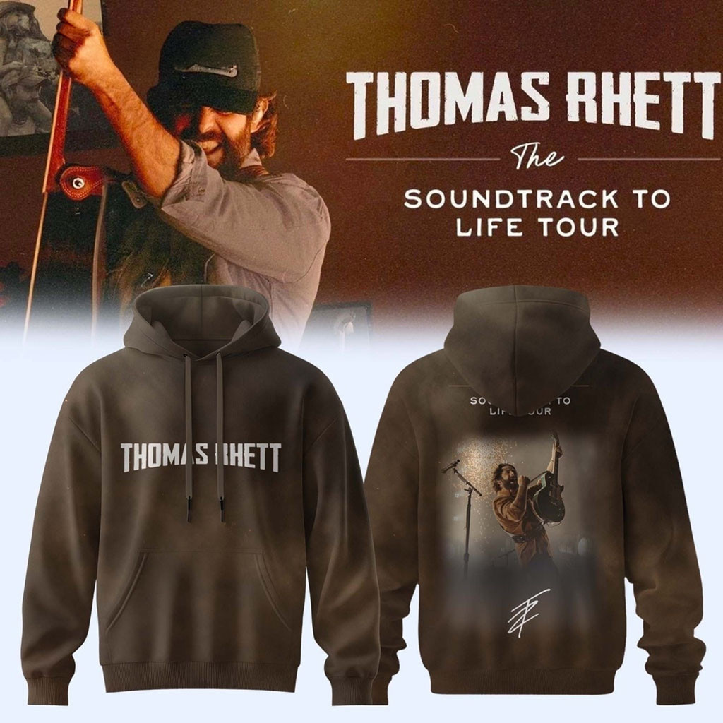 Thomas Rhett Merch The Soundtrack to Life Tour 2026 Signature Hoodie Gifts For Music Fans