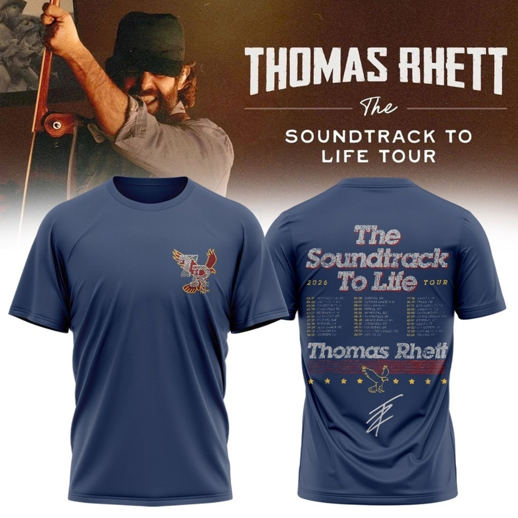 Thomas Rhett The Soundtrack To Life Tour 2026 T-Shirt Thomas Rhett Merch Gift For Music Fans